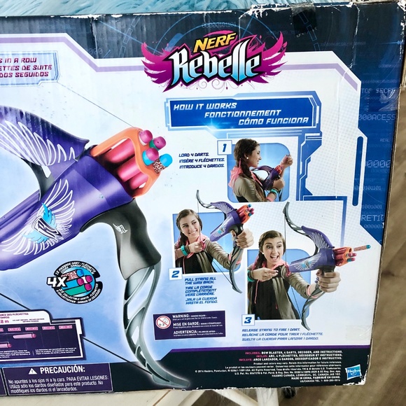 NERF, Rebelle, Secrets & Spies, Strongheart Bow, 2014, NEW, Old Stock, RARE - Picture 11 of 14